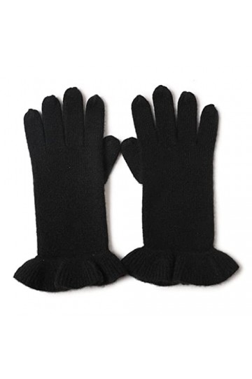 Gants dhiver pour Hommes/Femmes Gants de Dames en Cachemire, écran Tactile à Doigt séparé SMS des Gants Chauds avec Une Doub