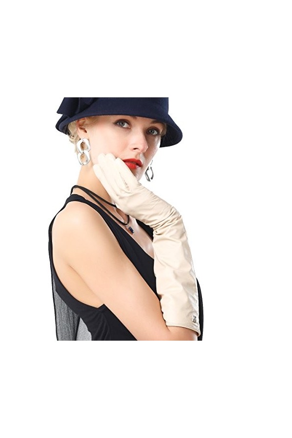 NappaNovum - Gant - Femme - blanc - Large