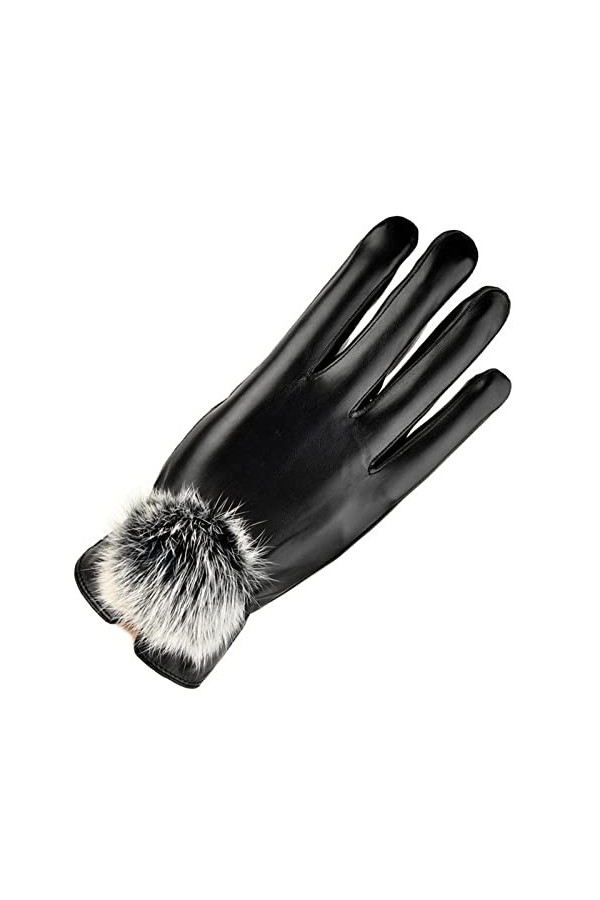 PAREKS Gants en Daim Femmes Adultes Gants dextérieur antidérapants Gants étanches Hiver Hiver Gants écran Tactile Gants Ther