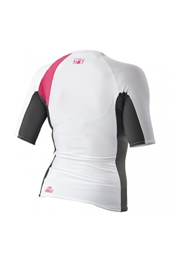 Body Glove Performance Rashguard à Manches Courtes pour Femme Blanc/cendré Taille S