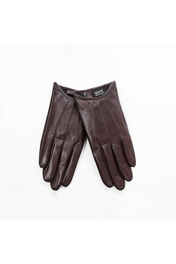 Raelf Gants en Peau de Mouton première Couche pour Dames, écran Fin pour Femmes, Velours pour Garder au Chaud la mitaine, Gan
