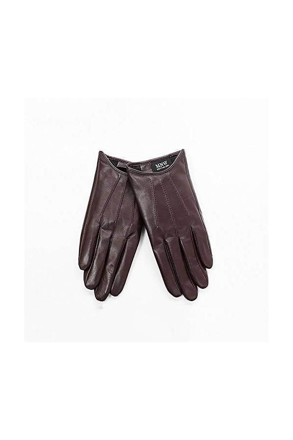 Raelf Gants en Peau de Mouton première Couche pour Dames, écran Fin pour Femmes, Velours pour Garder au Chaud la mitaine, Gan