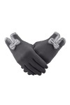 Gants dhiver for Femmes Gants Chauds à écran Tactile Gants Coupe-Vent for Femmes Filles Dames Gants dhiver Mitaines Color 