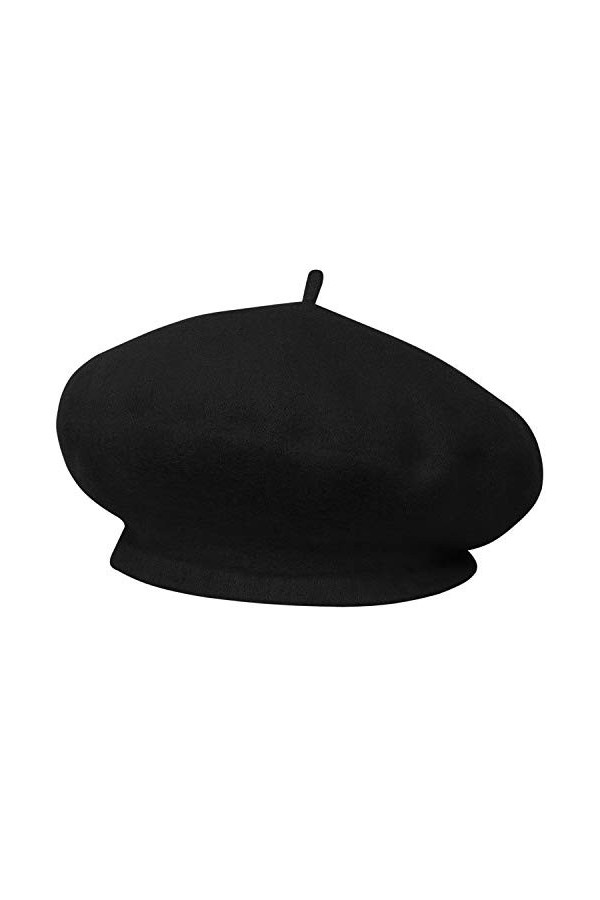 Chapeau Béret Français - Thème Déguisement - Taille Unique - Femme Béret Casquette Laine Classique Automne Printemps Hiver Ch