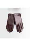 Raelf Gants en cuir véritable Écran tactile Section mince Mitten Plus Velvet Automne et hiver chauds Conduite au volant Gants