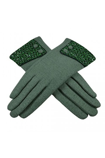 Cat in black Gants chauds confortables - Gants fendus avec peluche - Gants dhiver élégants en cachemire - Gants chauds pour 