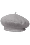 Chapeau Béret Français - Thème Déguisement - Taille Unique - Femme Béret Casquette Laine Classique Automne Printemps Hiver Ch