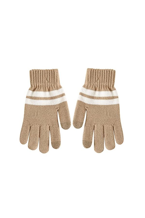 PAREKS Gants dhiver minces femmes femmes hommes chaud Stretch gants tricotés mitaines hiver garder au chaud tricot Golves ga