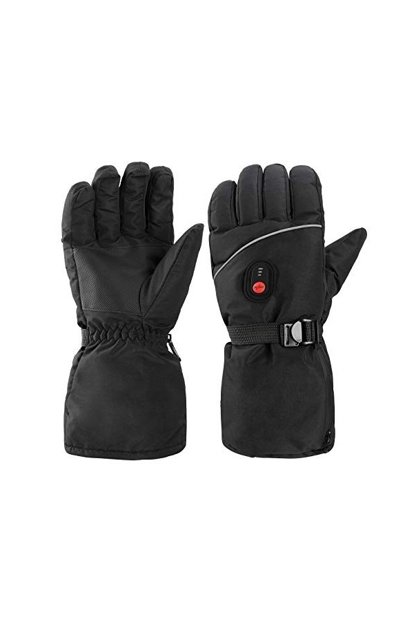 Moufles pour femme par temps froid chauffantes pour adulte - Régulation de la chaleur dhiver et du froid - Gants de ski et d
