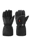 Moufles pour femme par temps froid chauffantes pour adulte - Régulation de la chaleur dhiver et du froid - Gants de ski et d