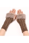 INGVY Gants dhiver pour femmes, gants de doigts pour femmes, chauffe-poignets et coudes, chauffe-mains, chauffe-coudes et mo
