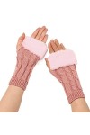 INGVY Gants dhiver pour femmes, gants de doigts pour femmes, chauffe-poignets et coudes, chauffe-mains, chauffe-coudes et mo