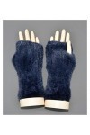 JBIVWW Hiver Femmes Gants en Tricot Souple Confortable et Doux Gardez Votre Main Chaud Color : Navy Blue, Gloves Size : One 