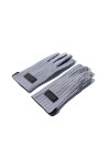 iPeson Doigts Antidérapants Gants for Femmes Gants dhiver À Écran Tactile Gants Chauds De Doigts Complets for Lextérieur Ga