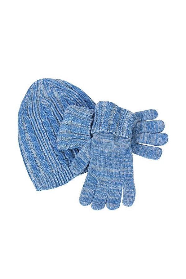 Isotoner Womens Knit Gloves and Cable Knit Hat Gift Boxed Set White, Beige