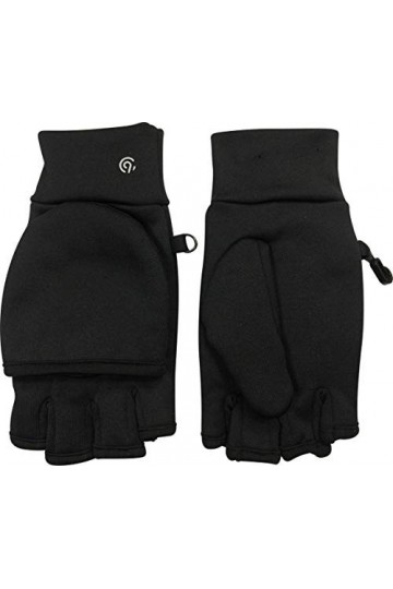 C9 Champion Everyday Mitaines et mitaines pour femme avec détails réfléchissants, noir, taille unique