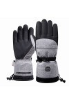 Gants de ski pour homme et femme - Gants chauffants pour la randonnée et lhiver - Imperméables - Électriques à écran tactile