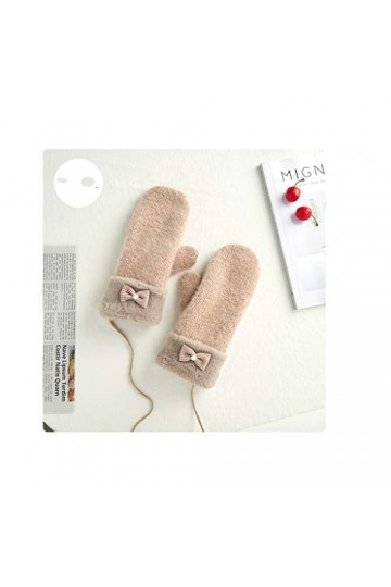 n/a Gants de Coton Chaud épais dautomne et dhiver, Velours épais, Cyclisme dhiver, Corde de Cou Suspendu, épreuve à Froid 