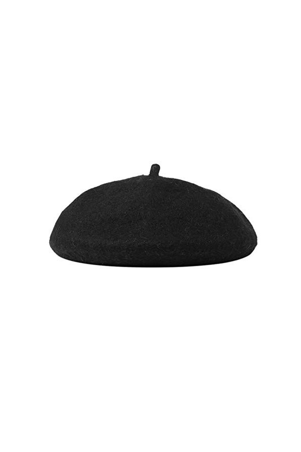 Cardith Bonnet de béret de couleur unie femmes hiver chaud bonnet