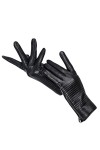 Gants de haute qualité, gants en peau de mouton noir pour femmes, gants dhiver confortables et chauds pour femmes, Noir , M