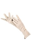 Gants dhiver chauds en cuir pour femme - Gants longs pour femme, bleu marine, M