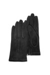 Isotoner Gants femme cuir de chèvre surpicures - doublés soie