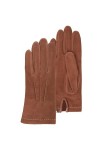 Isotoner Gants femme cuir de chèvre surpicures - doublés soie