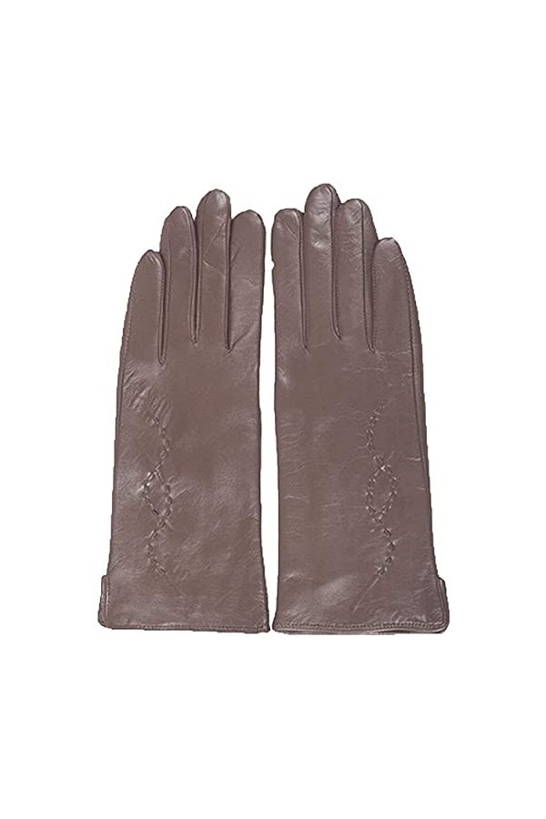 GHCXY Moufles dhiver unisexes pour femme - Chaudes et simples - En cuir - Couleurs unies et glamour - Imperméable - Coupe-ve