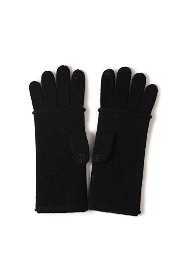 Gants dhiver pour Hommes/Femmes Gants De Dames De Cachemire, Doigt À Double Usage À Double Couche/À Lécran Tactile De Doigt