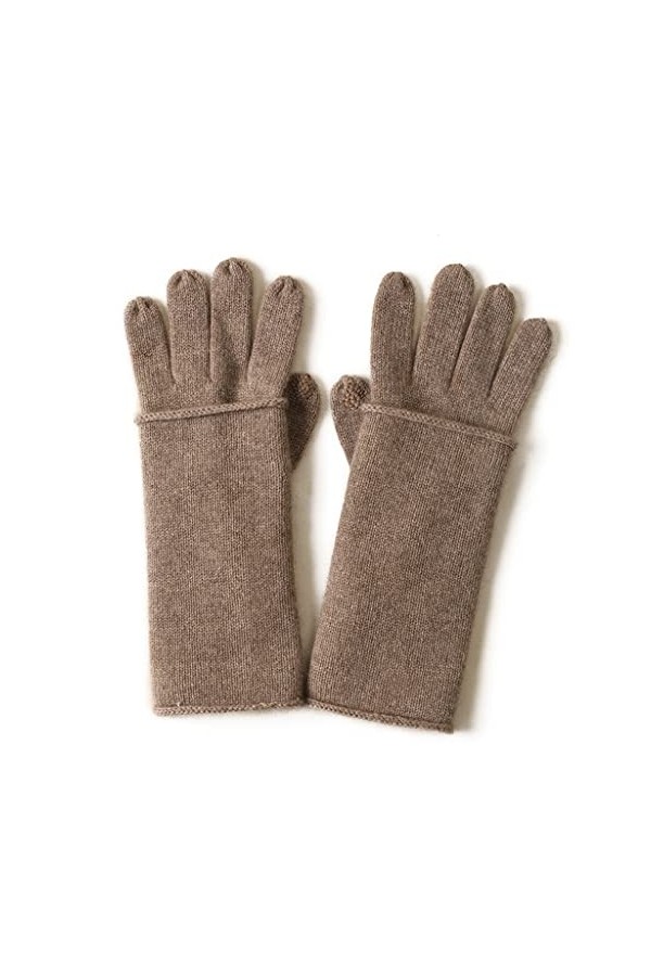 Gants dhiver pour Hommes/Femmes Gants De Dames De Cachemire, Doigt À Double Usage À Double Couche/À Lécran Tactile De Doigt