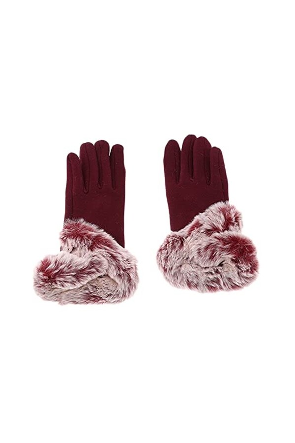 Câble Manchette SMS Thermique Hiver for Femmes Froides Gants écran Tactile Gants élastiques for Gants Mitaines Enfant en Bas 