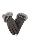 Câble Manchette SMS Thermique Hiver for Femmes Froides Gants écran Tactile Gants élastiques for Gants Mitaines Enfant en Bas 
