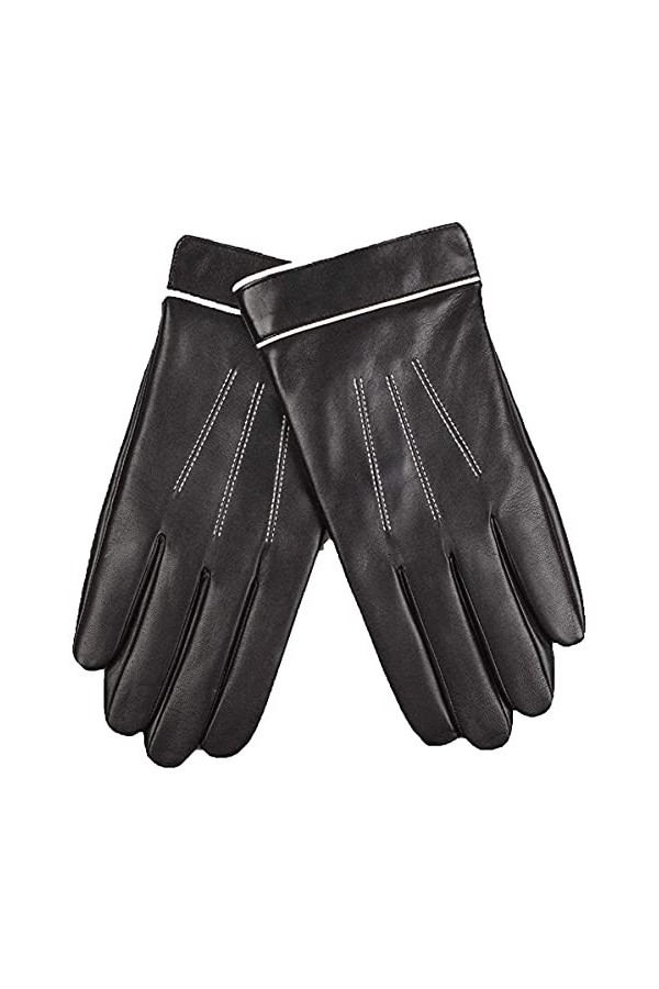 GHCXY Moufles unisexes pour adulte - Mode dhiver - Chaudes - En cachemire - Modernes - Décontractées - Tendance - Blanc - L