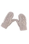Femmes Plus Chaud épaissir tricoté Doigt Thermique Gants de Ski Mitaines Mitaines Femmes Color : Gray, Size : One Size 