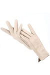 Aolity Gants dhiver Touch Gants Couleur Hiver Femme Gants en Cuir Daim Véritable