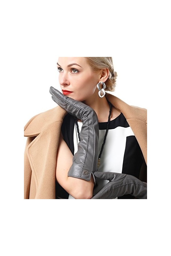 NappaNovum - Gant - Femme - marron - Small