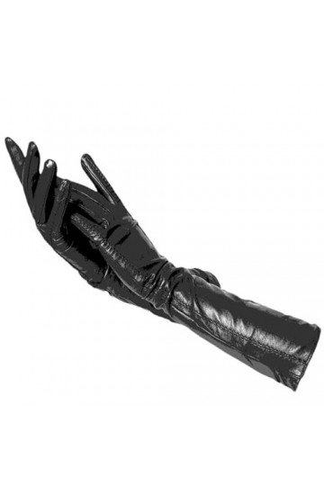 HEAITHpool Gants multicolores pour femmes, gants en cuir de 50 cm, gants en cuir pour femme, garder au chaud, gants dhiver p