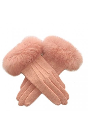 Cat in black Gants confortables pour écran tactile - Gants thermiques en laine pour écran tactile - Gants chauds pour femmes 