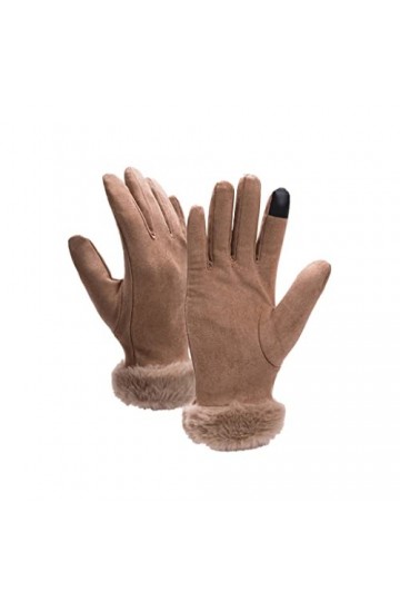 YIAAN Épaissir Gants Gants dhiver Winter Femme Educole Chaud Educole Et Velvet Écran À Écran Tactile en Plein Air Chauds et 