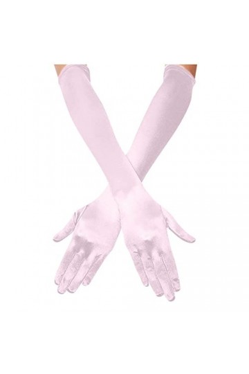 Roytil Coude Nuptiale Satin Danse Femmes Longueur Doigt Gants Gants Longs années 1920 Gants Mitaines Femmes Temps Froid Colo