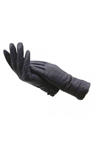 Gants dhiver pour femme en peau de mouton - Chauds, épais et super doux - Gants longs pour lautomne