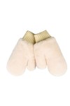 Doublure épaisse chaude dhiver - Gants moufles en peluche pour femme - Catsuit Nylon Femme