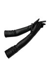 Gants longs en peau de mouton pour femme - Doublure fine - Manches, 60 cm, 7.5