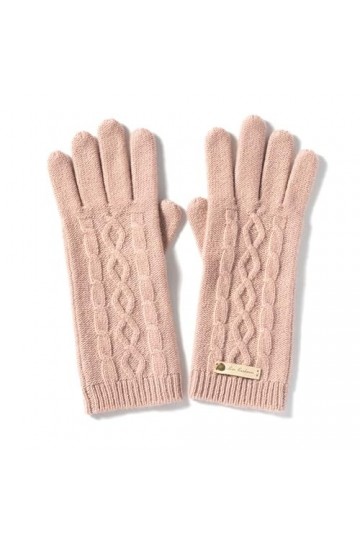YUONNY Femmes Gants Thermiques Tricoté en Cachemire pour Femme, Gants de Doigts Complets Doux et Chauds, Automne Hiver Gants 