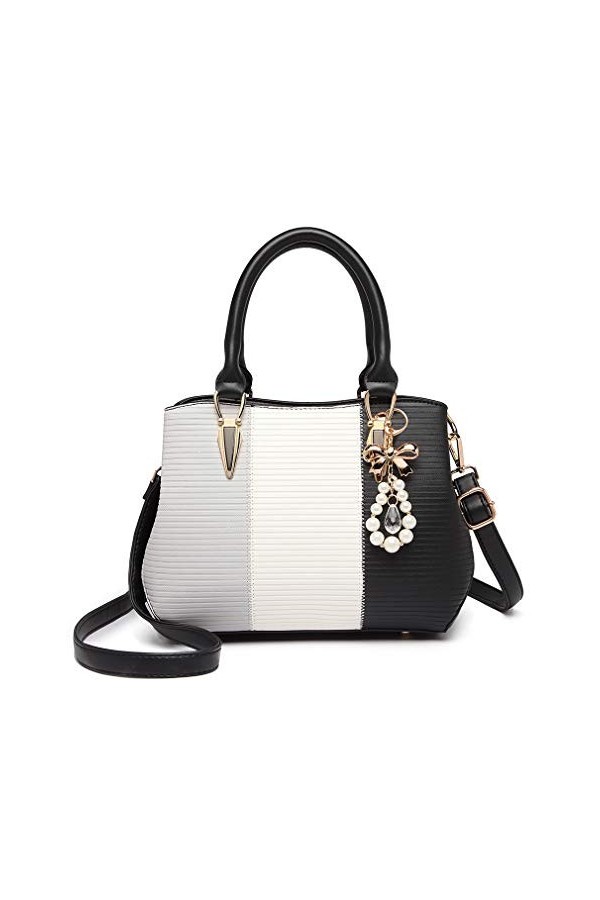 Miss Lulu Sac Dépaule Femme Sacoche Bandoulière en Simili Cuir Mode