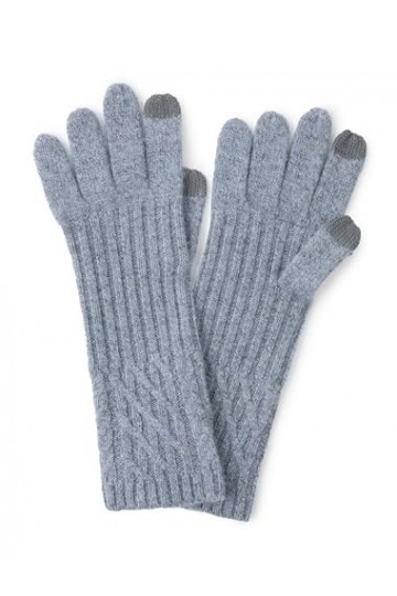 Gants Thermiques dhiver 100% Cachemire, Femme Gants Chauds en Tricot à Ecran Tactile Moufles de Doigts Complets, Mitaines Ga