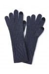Gants Thermiques dhiver 100% Cachemire, Femme Gants Chauds en Tricot à Ecran Tactile Moufles de Doigts Complets, Mitaines Ga