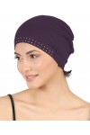 Deresina Headwear Unisexe Cotton Bonnet Essentiel avec Le Bijou Avant Bleu Ciel 