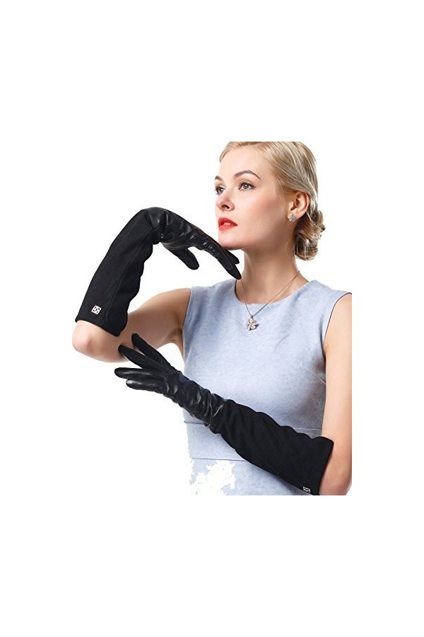 NappaNovum - Gant - Femme - noir - XX-Large