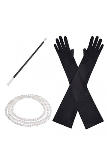 Roytil Gants de Collier Classiques des années 1920 Porte-Cigarettes Accessoires Mitaines for Femmes isolées par Temps Froid 